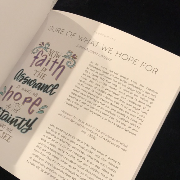 Brand new Barnes & Noble Hand Lettering for Faith Book - Picture 5 of 16